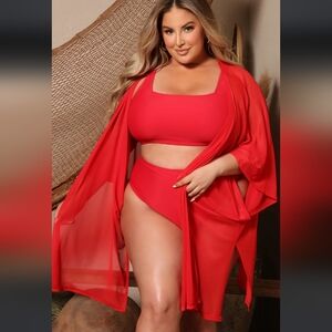 FASHION NOVA SHEER COVER UP